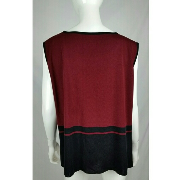 Exclusively Misook 2x Petite Plus Tank Top Acrylic - Picture 4 of 5